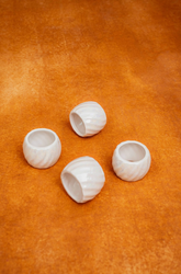 1970s Ceramic Napkin Rings